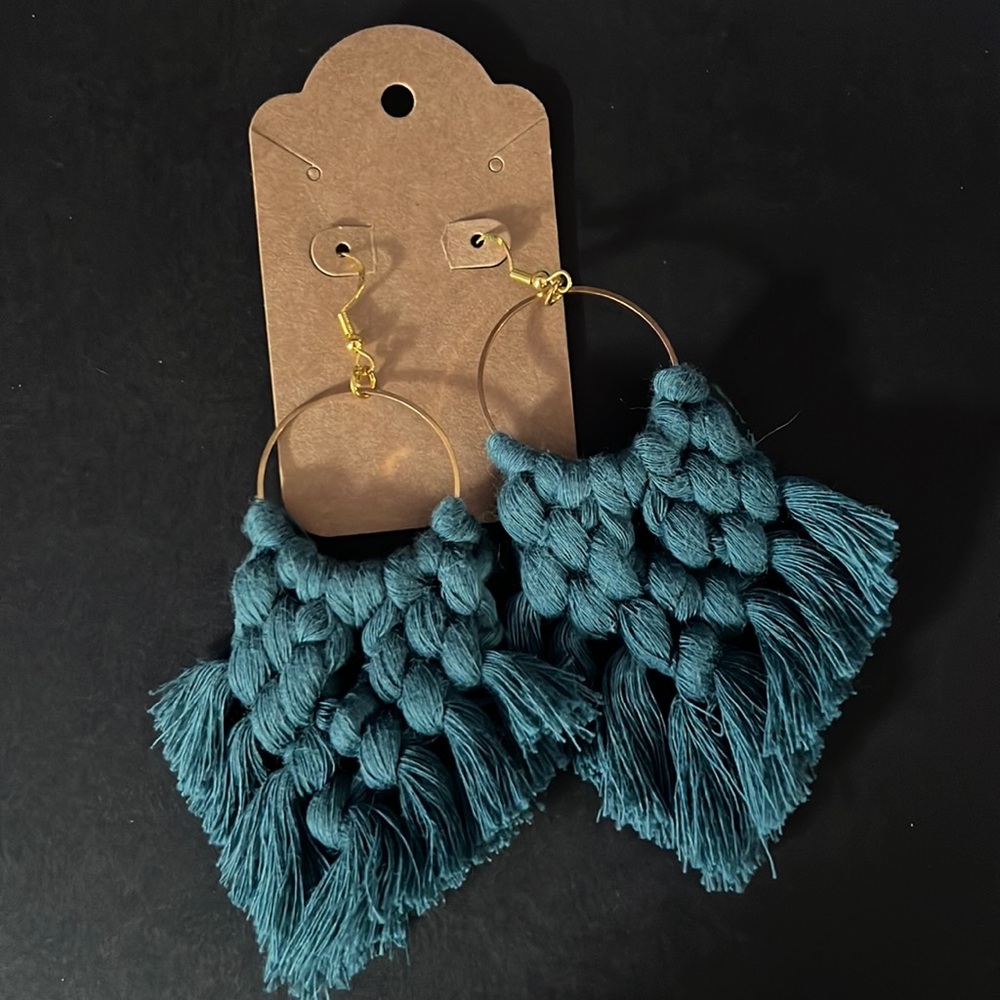 015 Custom Designed Handmade Macrame Earrings